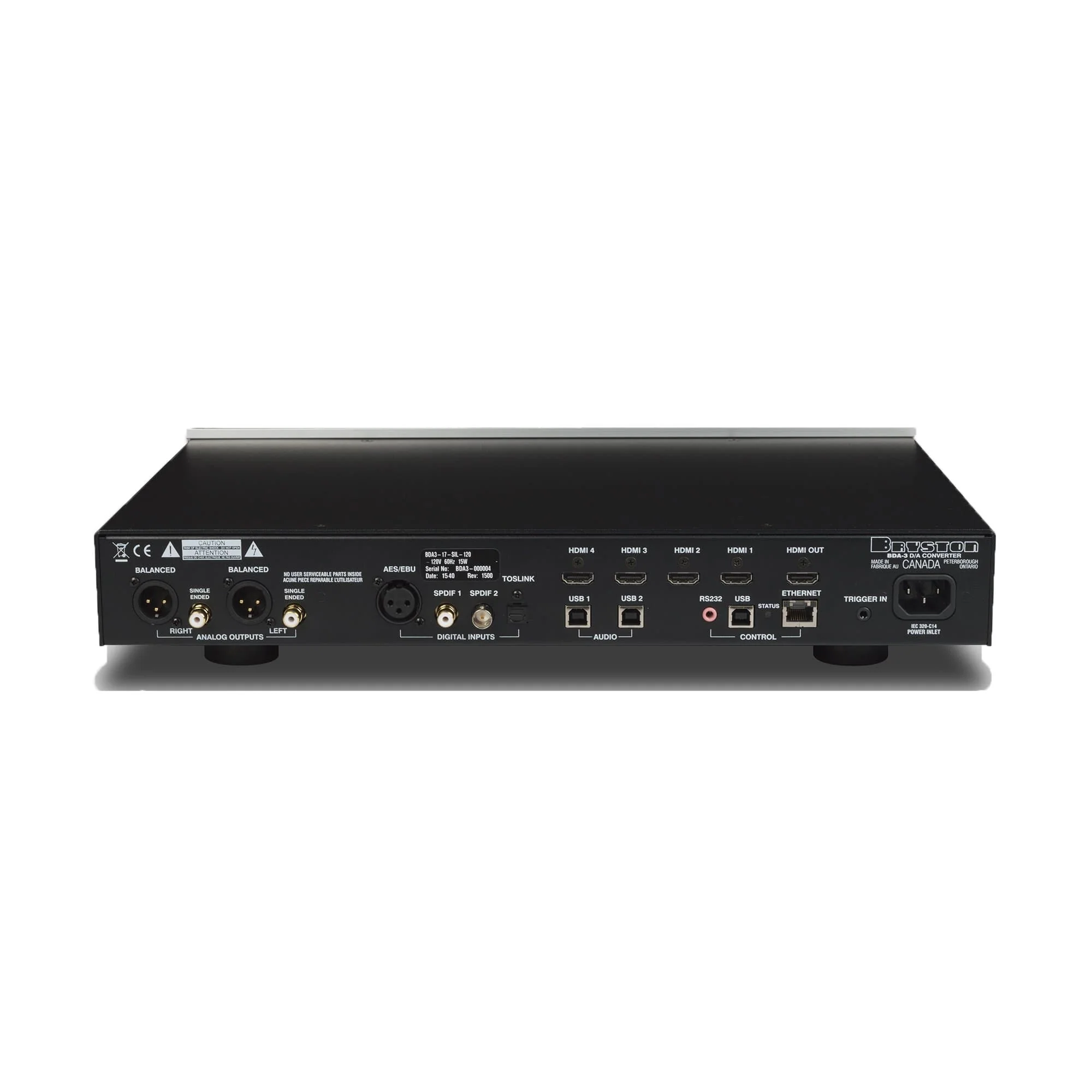Bryston BDA-3 Digital Analogue Converter 17" [DEMO UNIT] - Image 2