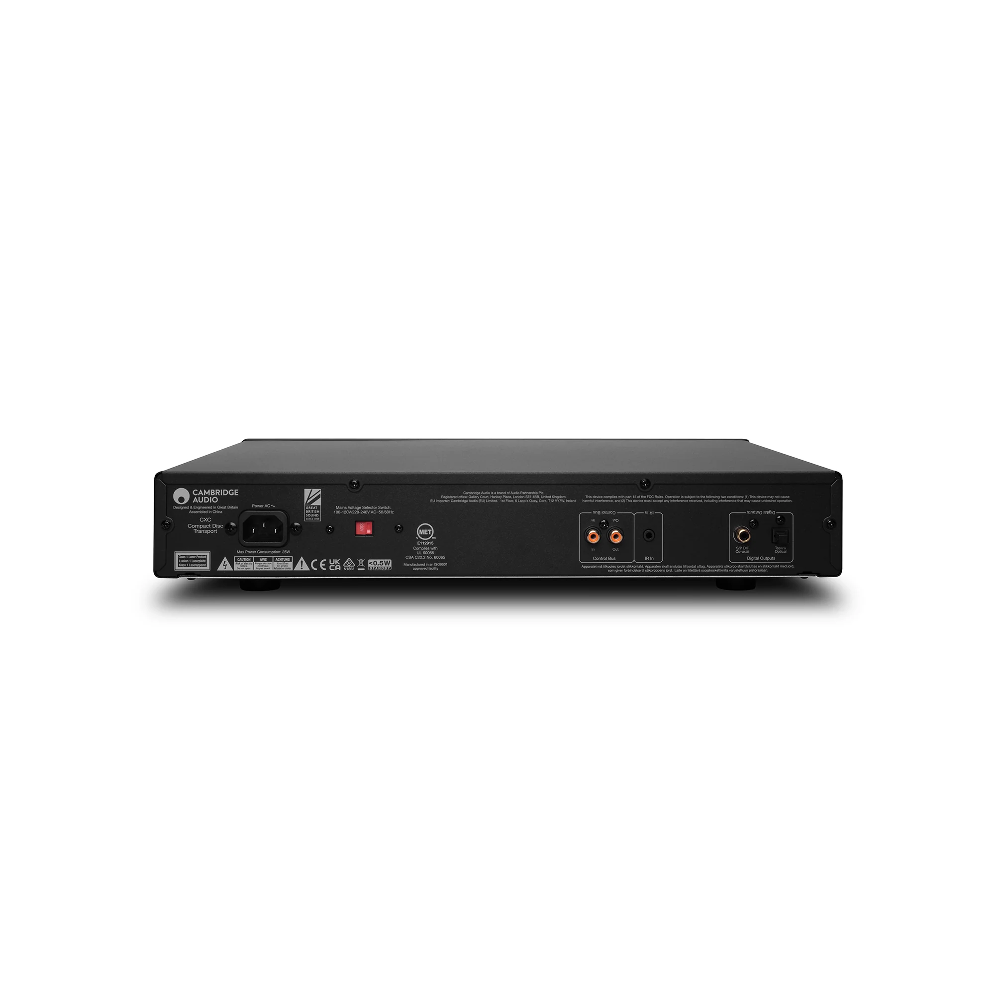 Cambridge Audio CXC v2 Black Edition Dedicated CD Transport - Image 6