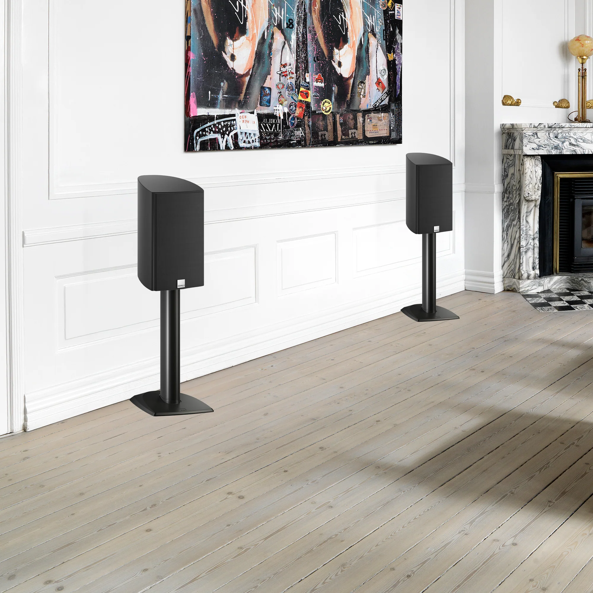 DALI EPICON 2 Bookshelf Speakers with Stands - Satin Black (Pair)