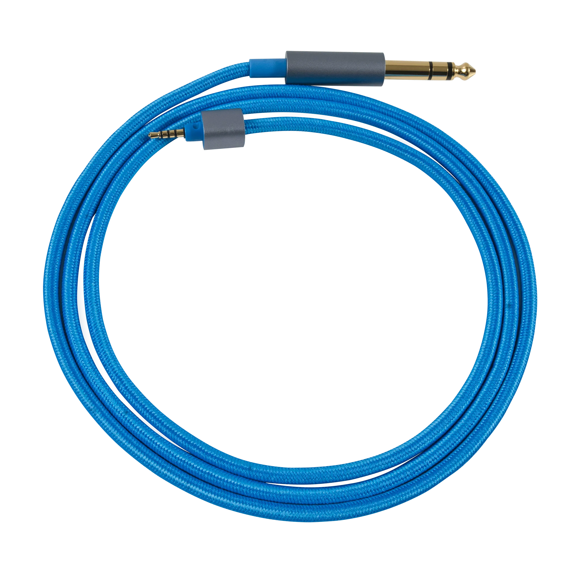 Dekoni Audio Ensemble Presplit Blue Nylon Headphone Cable - Image 2