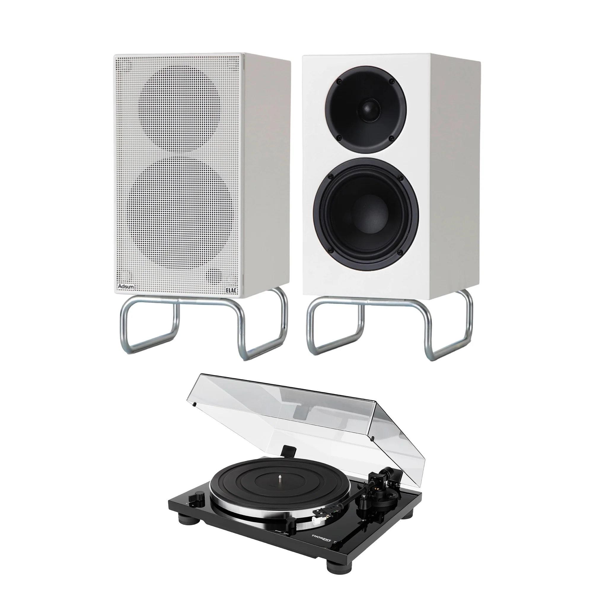 ELAC Connex DCB41-ADSUM Active Speakers with Turntable Bundle - Image 3