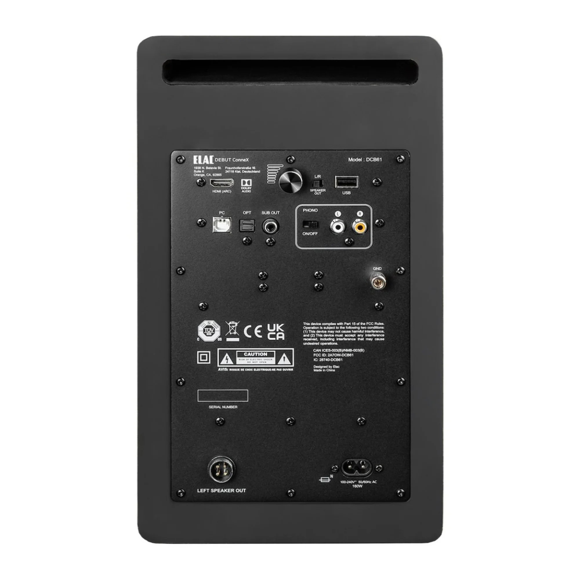 ELAC Debut ConneX 6 Active Bookshelf Speakers (Pair) - Image 9