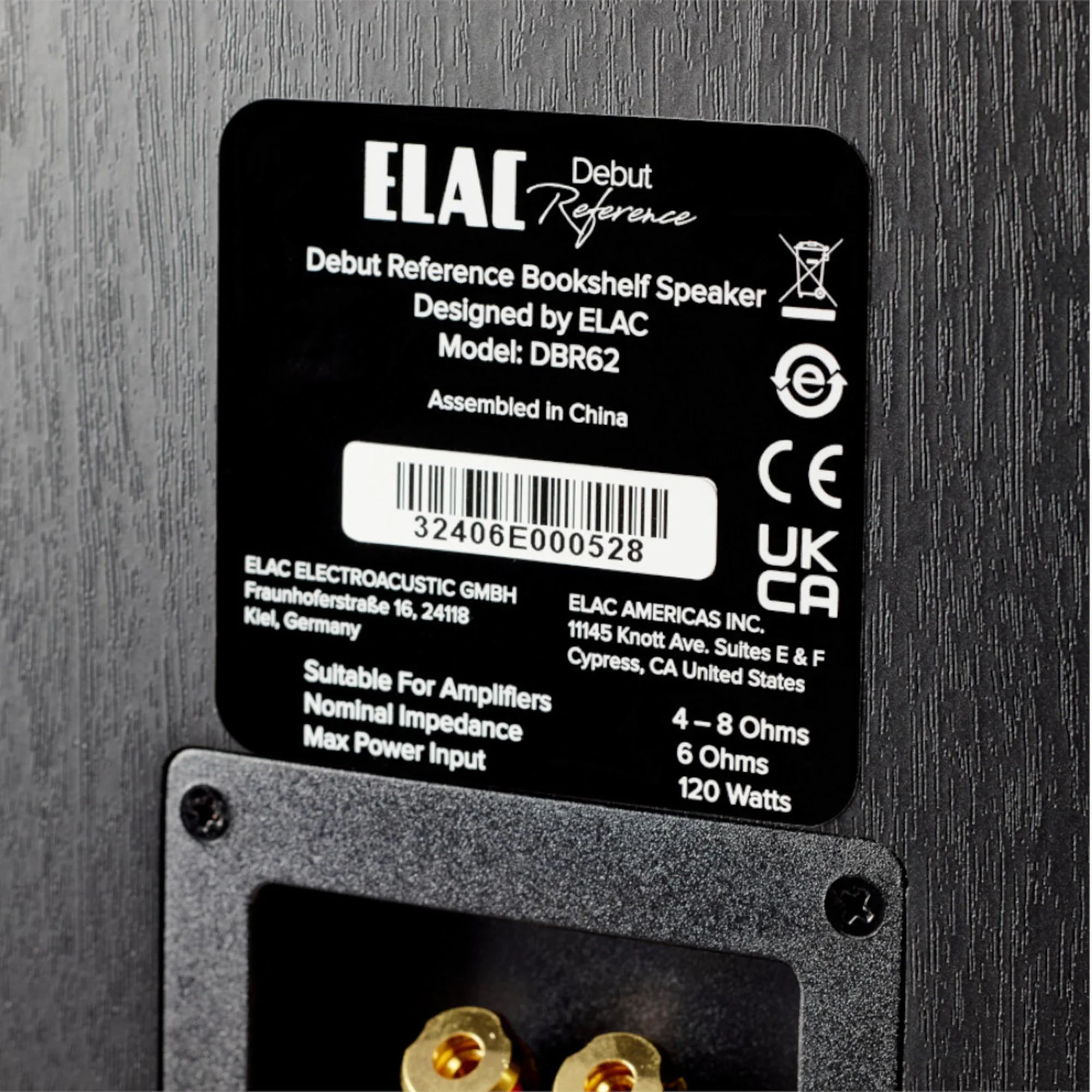 ELAC Debut Reference DBR62 Bookshelf Speakers (Pair) - Image 9