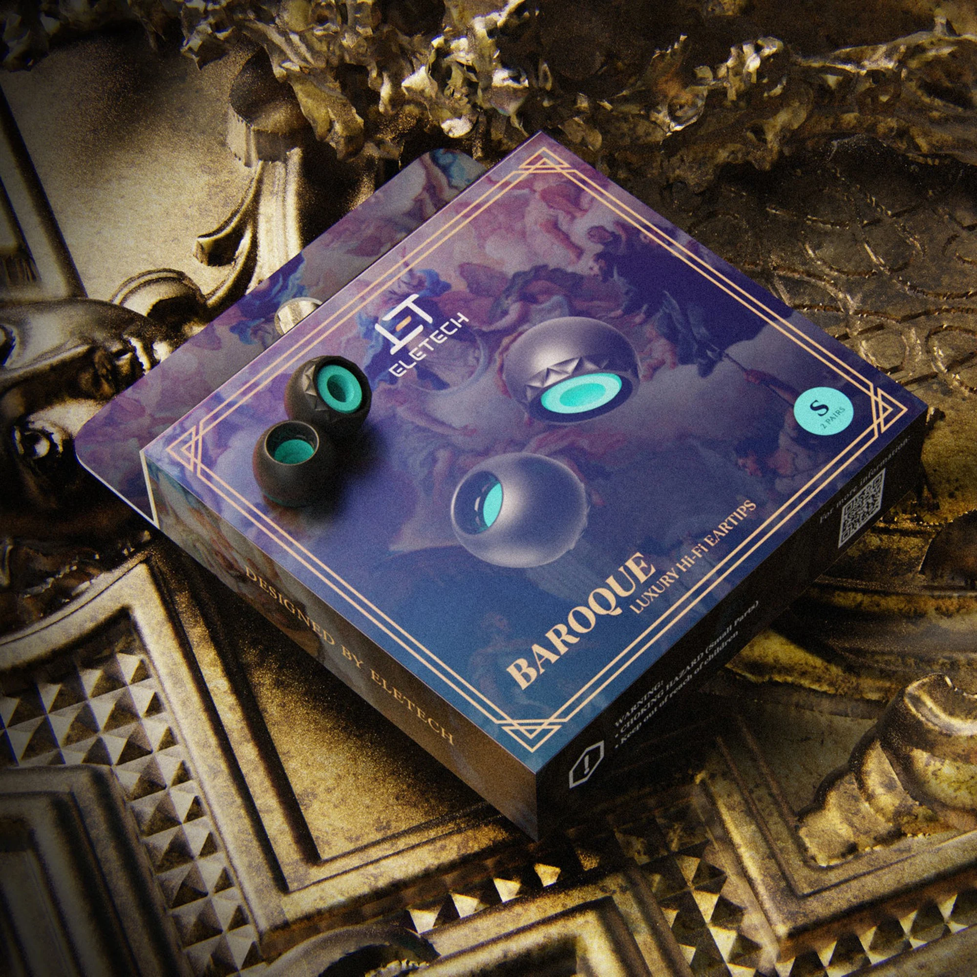 Eletech Baroque Luxury Hi-Fi Eartips - Image 2