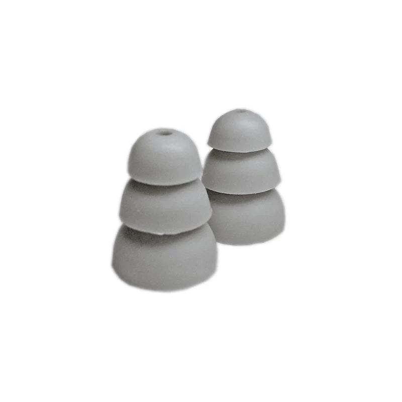 Etymotic ER38-18A Large Gray 3-Flange Long Stem Eartips