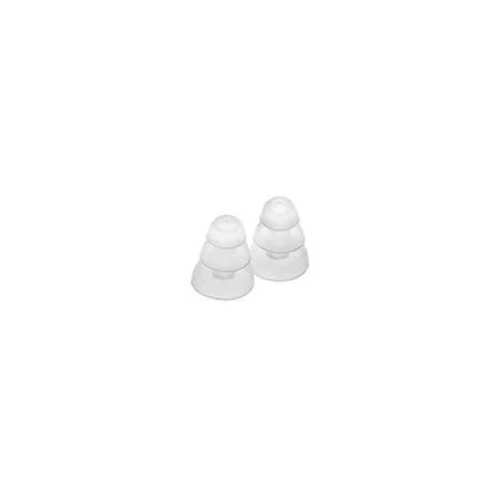 Etymotic ER38-18CL-4SX Large Clear 3-Flange Eartips