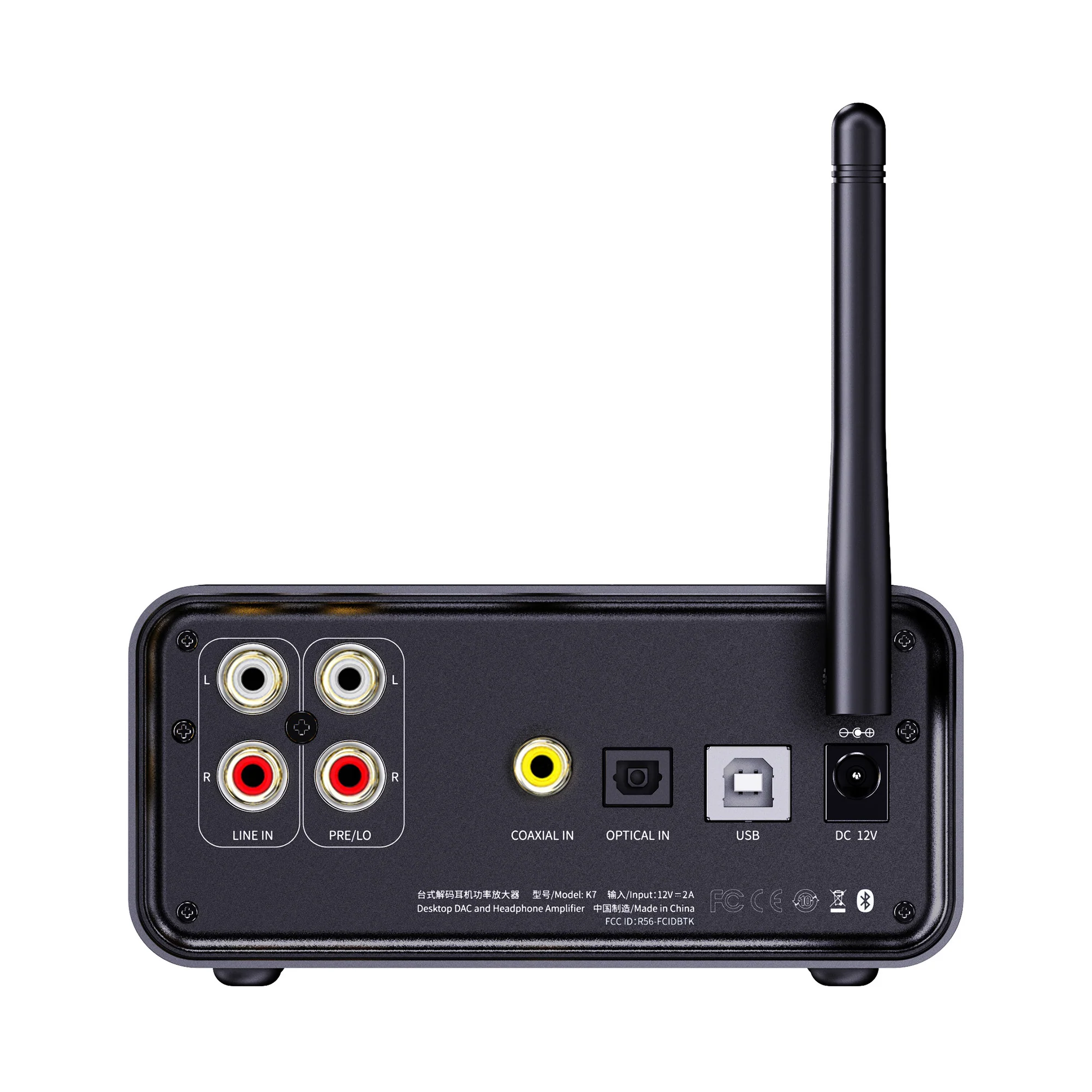 FiiO K7 BT Bluetooth DAC & Headphone Amplifier - Image 2