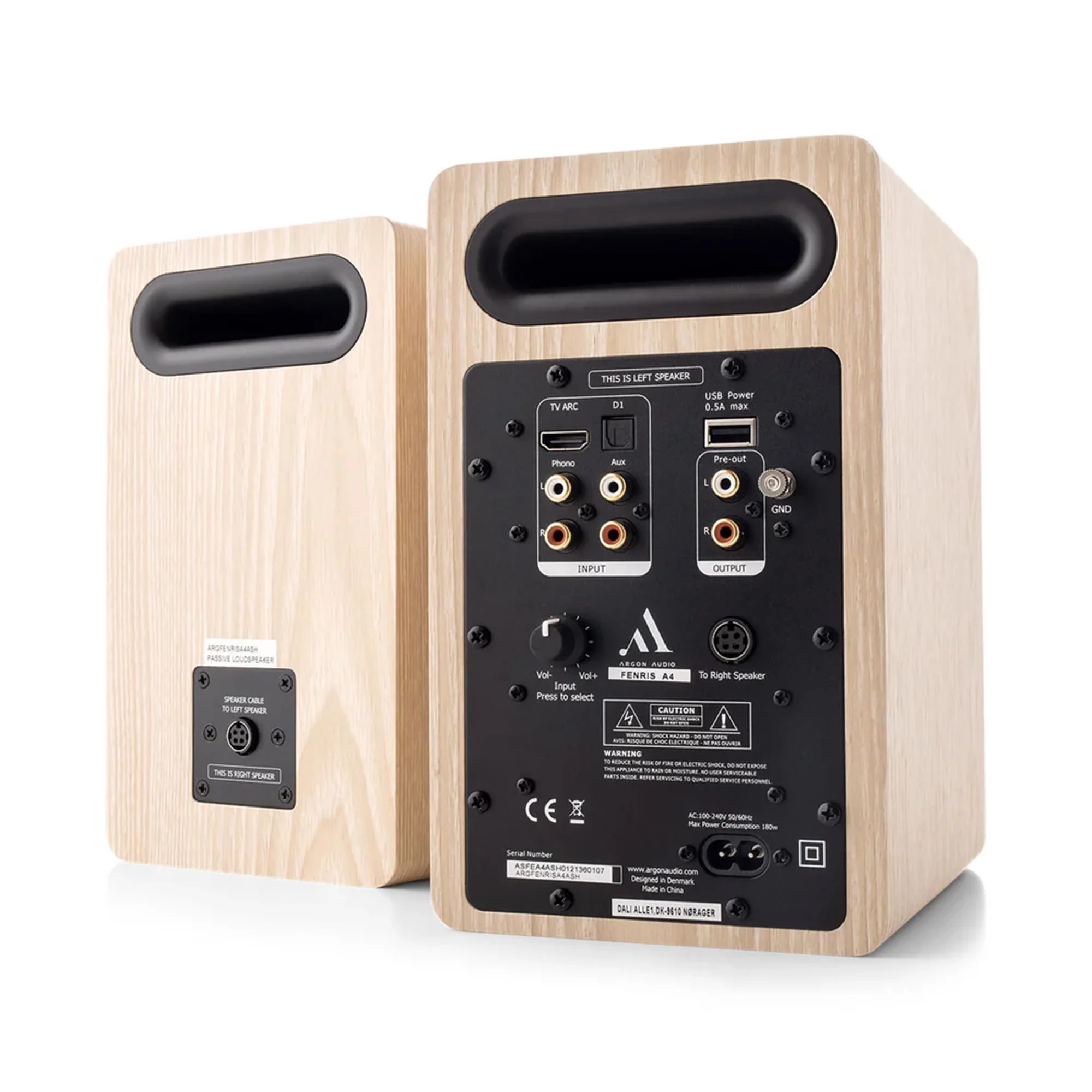 Argon FENRIS A4 Active Bookshelf Speakers (Pair) - Image 2