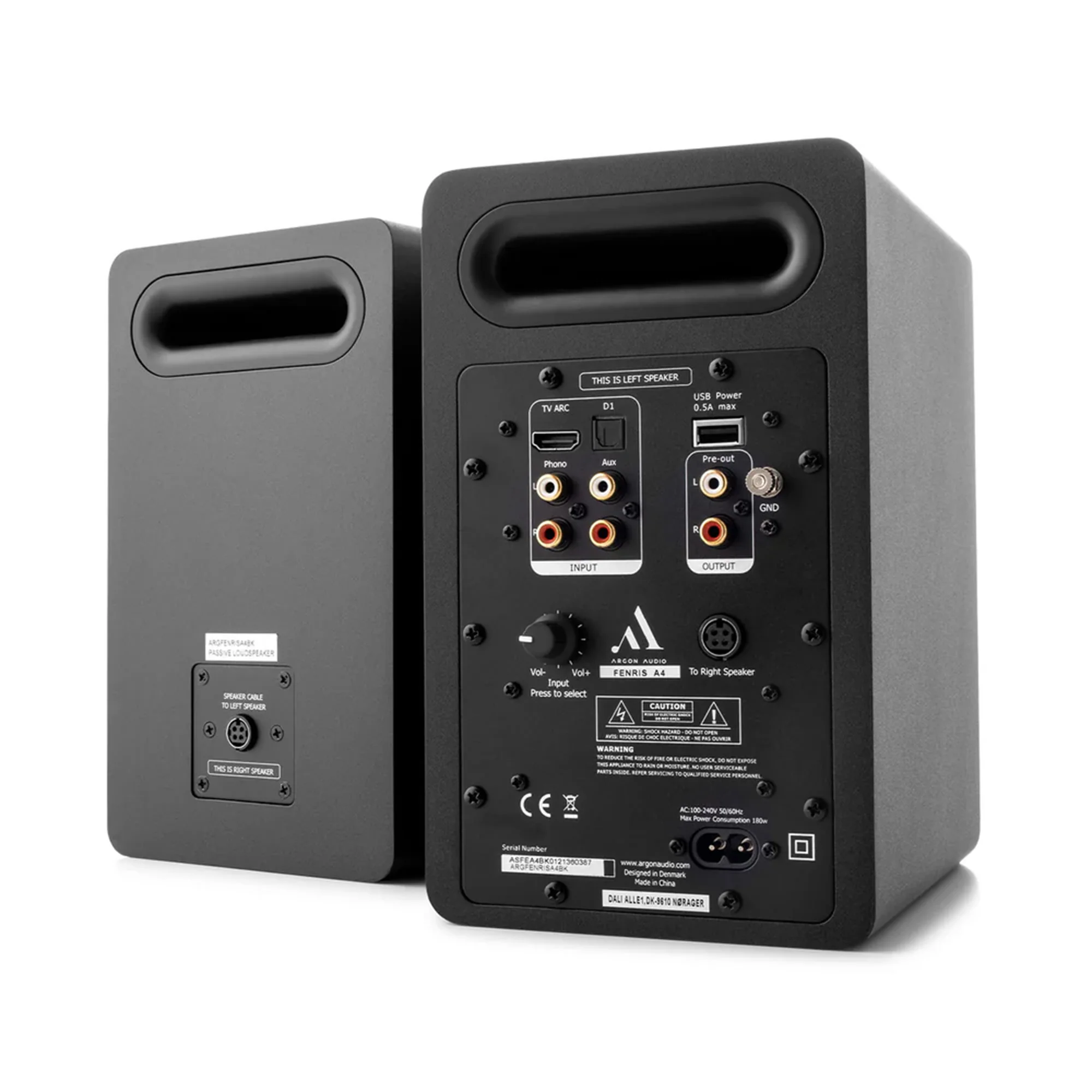 Argon FENRIS A4 Active Bookshelf Speakers (Pair) - Image 4