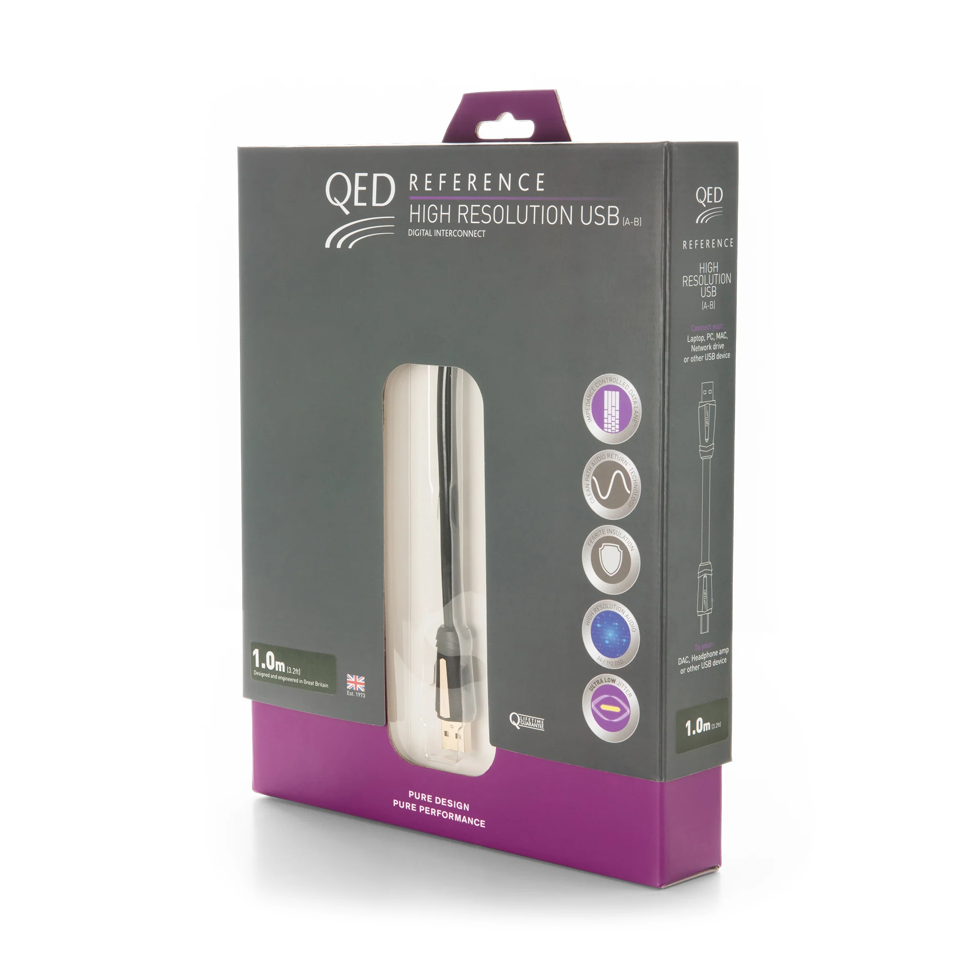 QED Reference Hi-Res USB A-B Cable - Image 3