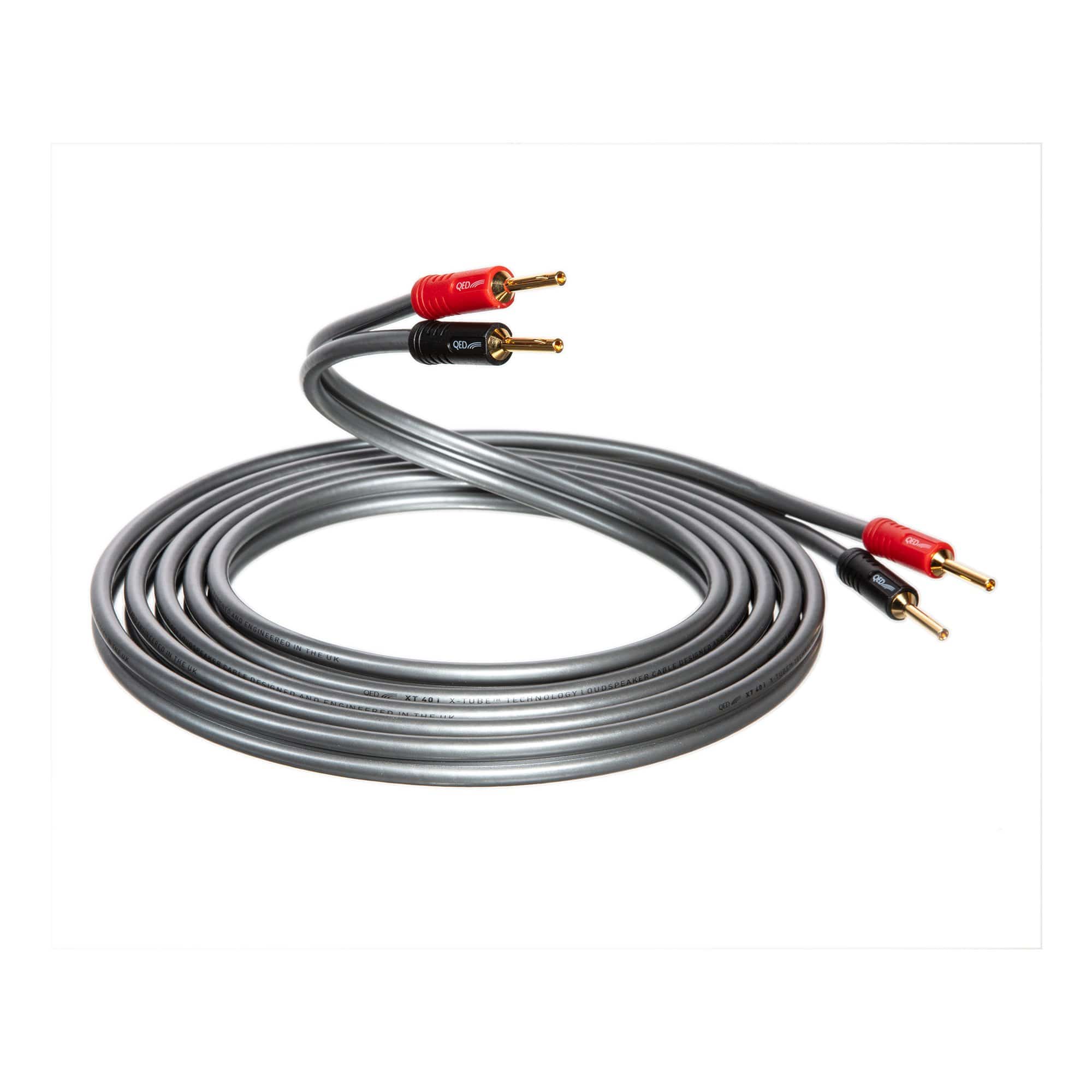 QED XT40i Speaker Cable Banana to Banana Pair