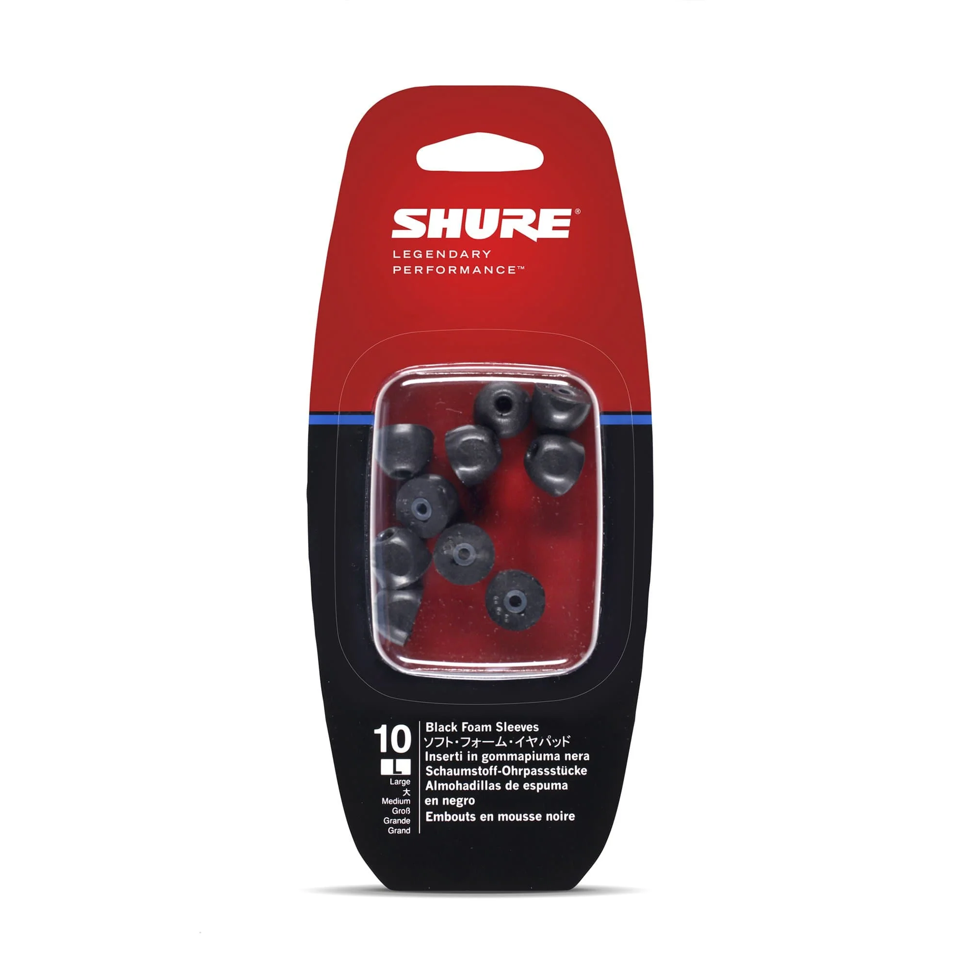 Shure Black Foam Sleeves for SE Series (5 Pairs) - Image 3