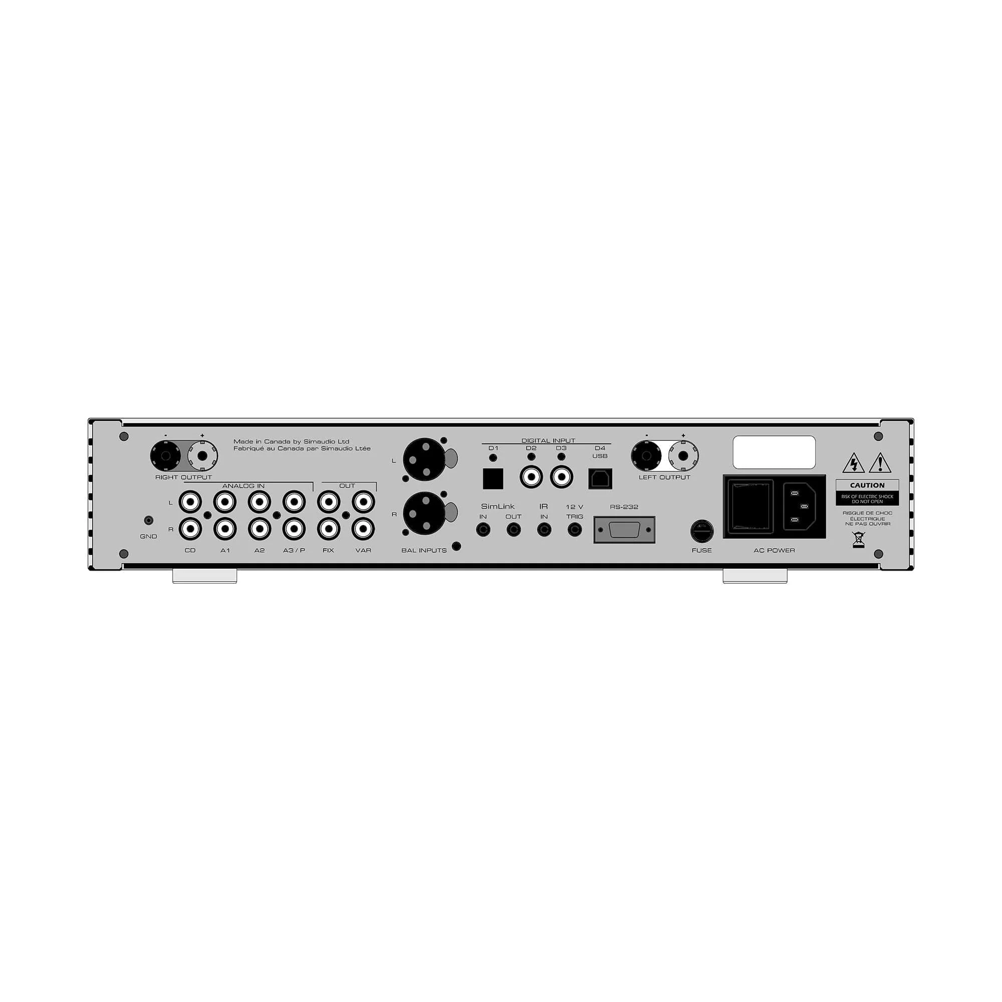 Simaudio MOON 340i D3PX Integrated Amplifier with DSD DAC & Phono Stage - Image 3