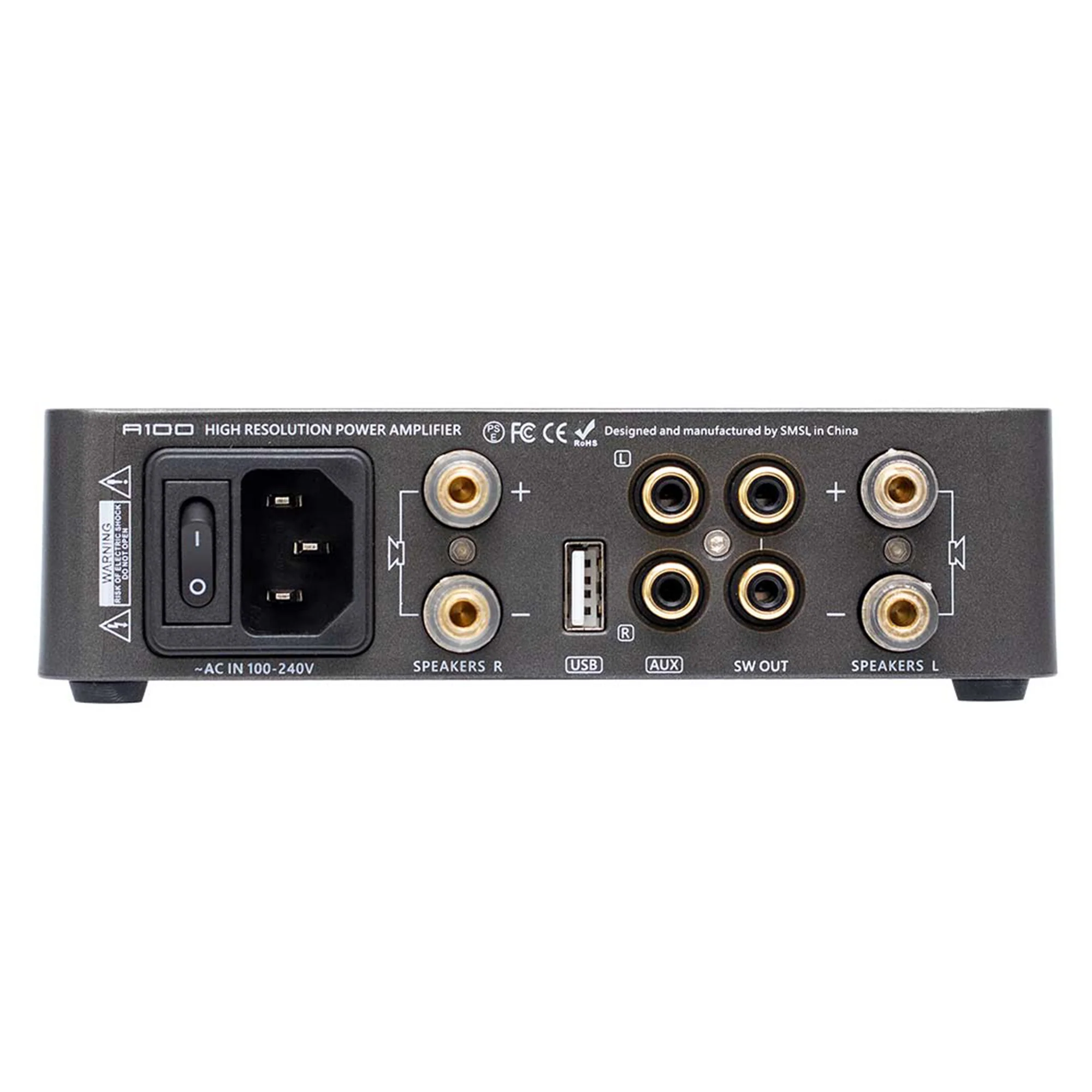 SMSL Audio A100 Bluetooth Power Amplifier - Image 4
