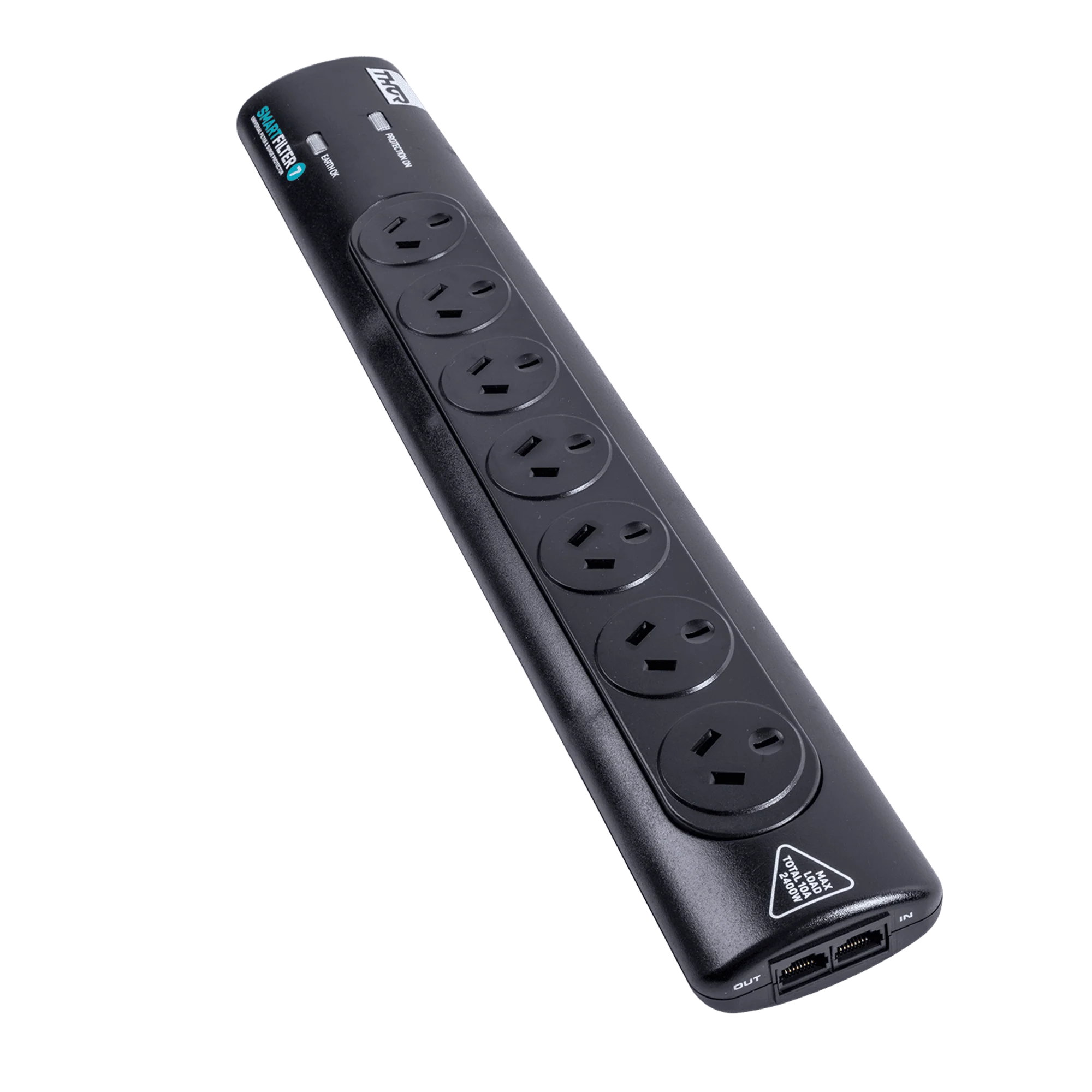 THOR D1/45B 7-Way Surge Protector with Smart Filtration