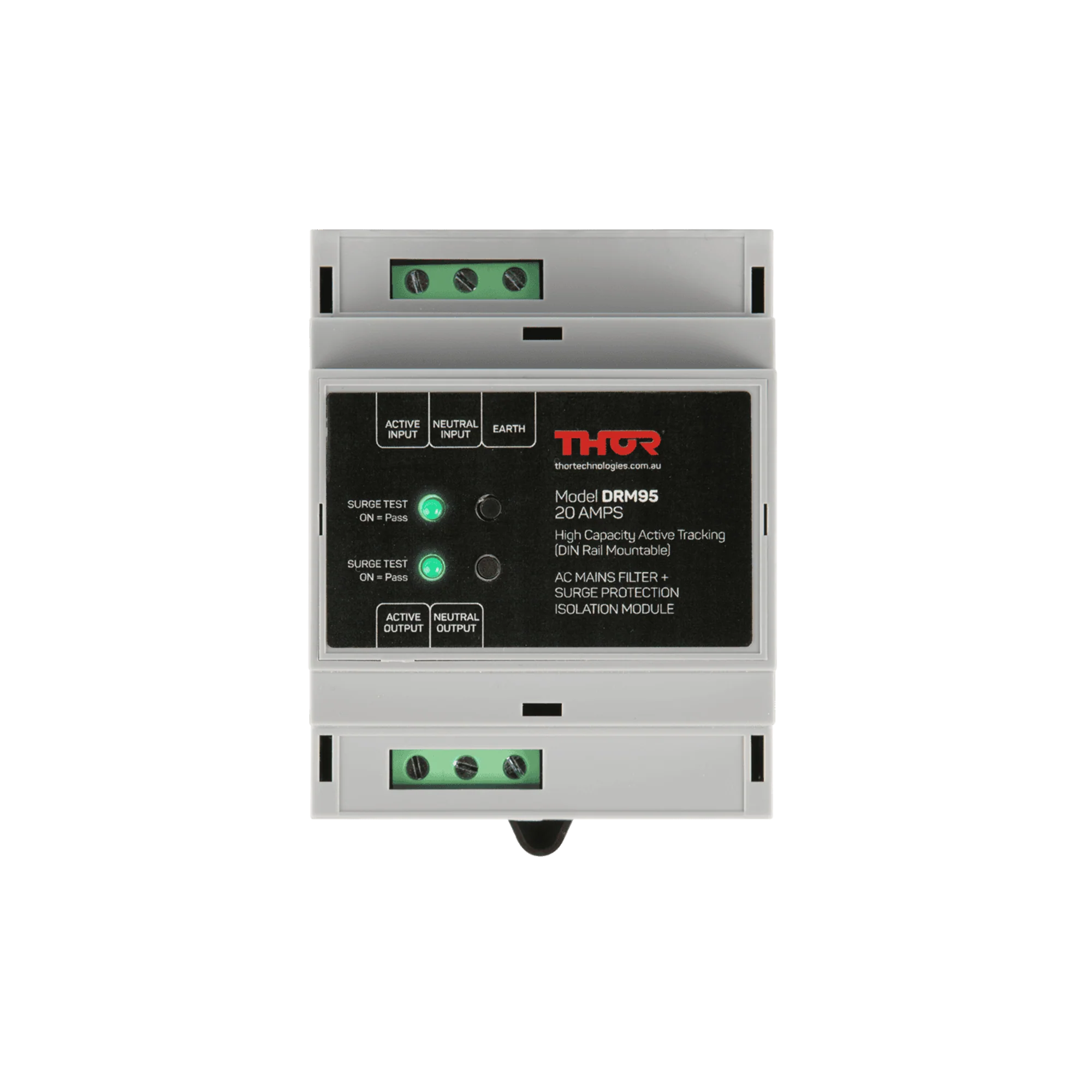 THOR DRM95-20A DIN Mount Active Filtration & Surge Protection