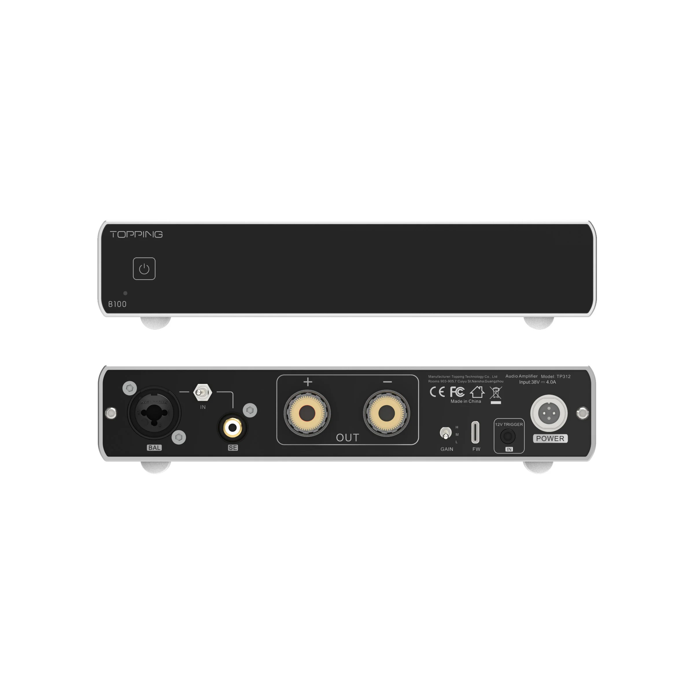 Topping B100 Class AB Discrete Mono Power Amplifiers (Pair) - Image 7