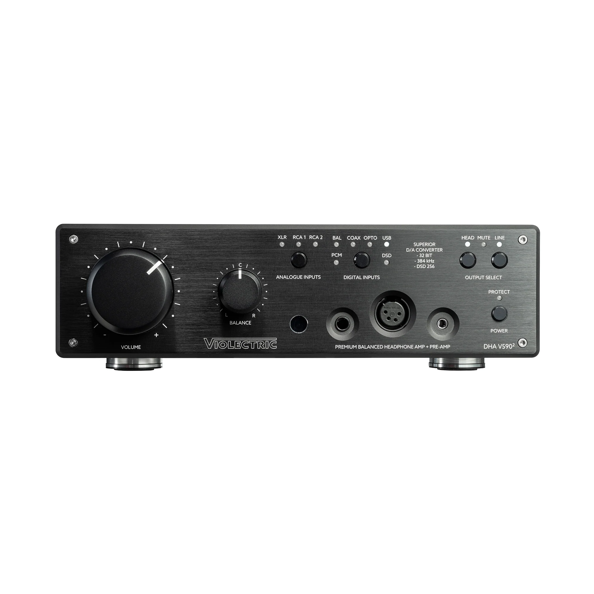 Violectric DHA V590² Balanced Headphone Amplifier & DAC - Image 3